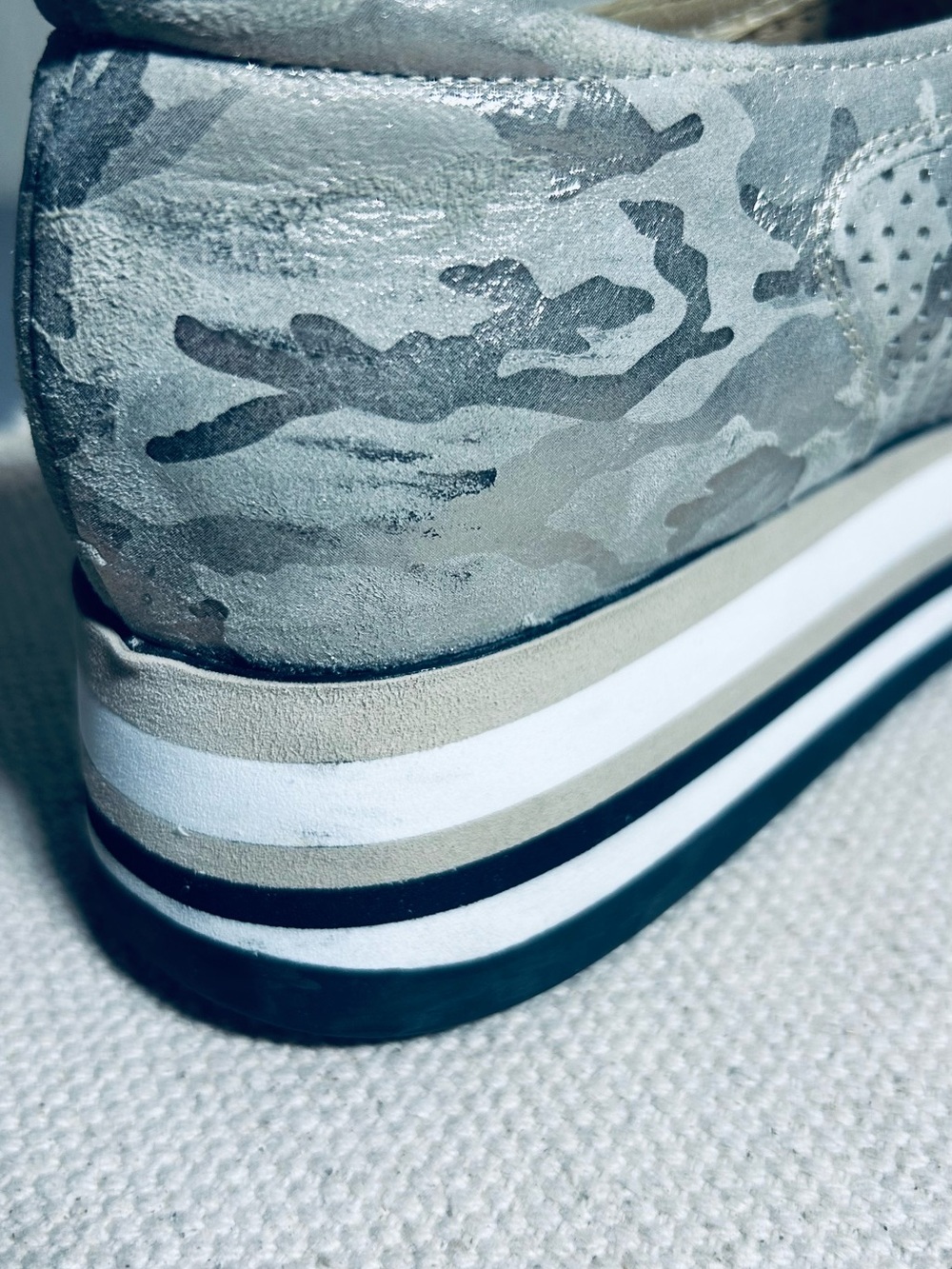 Softwaves Platform Slip-On Sneaker- Metallic Camo - Picture 13 of 14